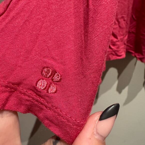 Sweaty Betty pink sleeveless top with asymmetrical bottom hem size small - Picture 5 of 6